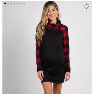 Pink blush maternity dress